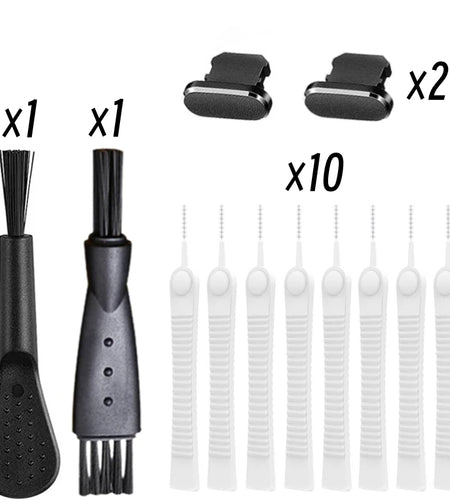 Metal anti Dust Plug Cleaner for Iphone Ipad Airpods Phone Charging Lighting Port Speaker Receiver Cleaning Brush Kit for Ios