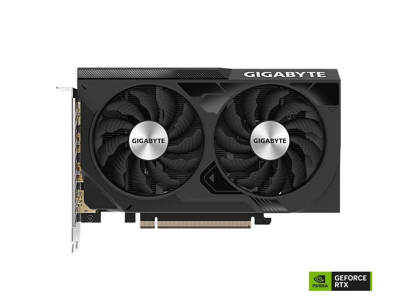 Geforce RTX 4060 WINDFORCE OC 8G Graphics Card, 2X WINDFORCE Fans, 8GB 128-Bit GDDR6, GV-N4060WF2OC-8GD Video Card