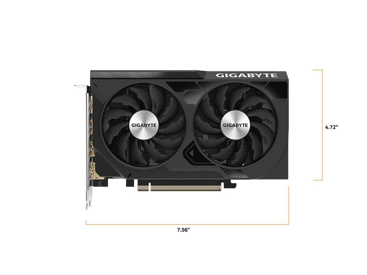 Geforce RTX 4060 WINDFORCE OC 8G Graphics Card, 2X WINDFORCE Fans, 8GB 128-Bit GDDR6, GV-N4060WF2OC-8GD Video Card