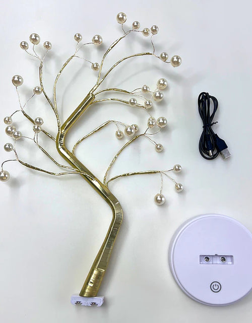 Load image into Gallery viewer, Tabletop Tree Lamp, Decorative LED Lights USB or AA Battery Powered for Bedroom Home Party
