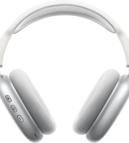 Pro Wireless Headphones Bluetooth,Active Noise Canceling over Ear Headphones with Microphones Hifi Audio Headset for Iphone/Android-Silver