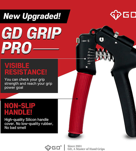 Hand Grip Exerciser Strengthener (Premium Adjustable Hand Gripper) Wrist and Forearm Strength Trainer