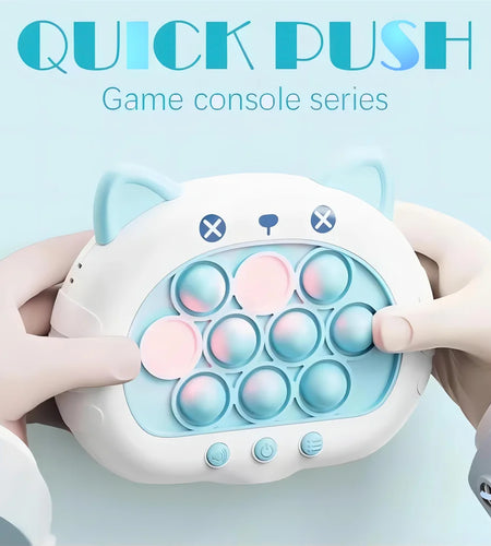 Animal Series Pop Push Game Machine Kids Cartoon Cute Fun Whac-A-Mole Squeezing anti Stress Sensory Bubble Pop Fidget Toy Gifts