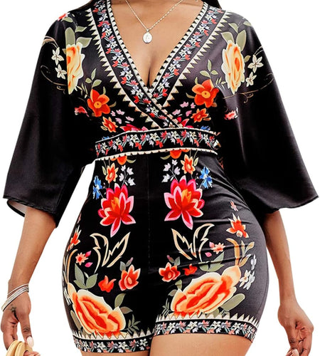 Women'S Summer Short Sleeve Striped Jumpsuit Rompers with Pockets Short Pant Rompers Pajamas Loungewear